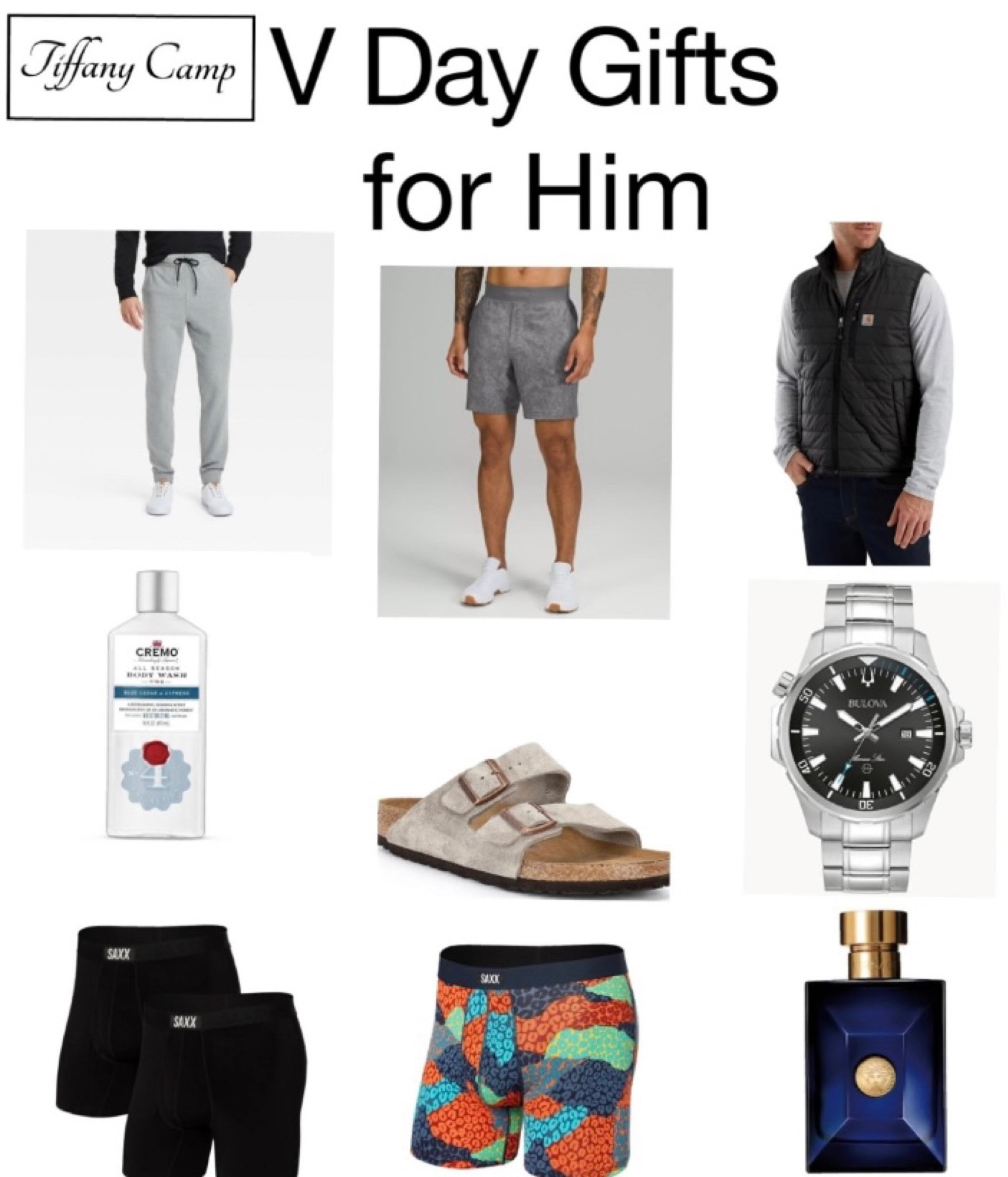 Valentine’s Day is just around the corner! Here is a quick guide for men!! Lululemon, saxx, Versace, bulova

#LTKmens #LTKGiftGuide #LTKMostLoved