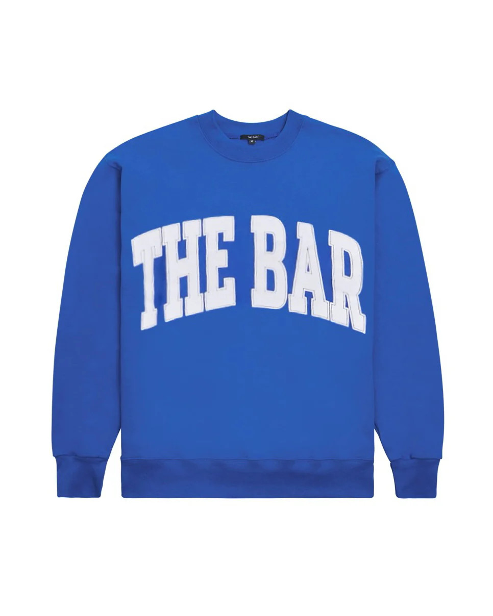 VARSITY SWEATSHIRT COBALT | The Bar