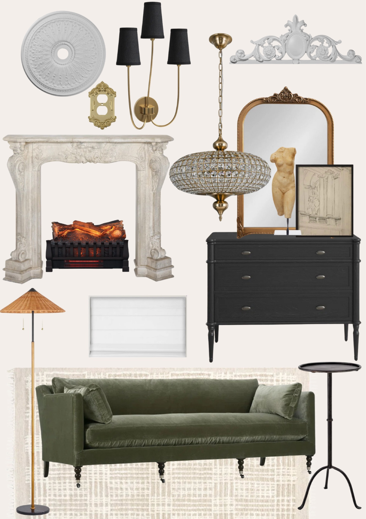 Parisian living room inspiration from @wayfair #wayfair #WayfairPartner 

#LTKHome