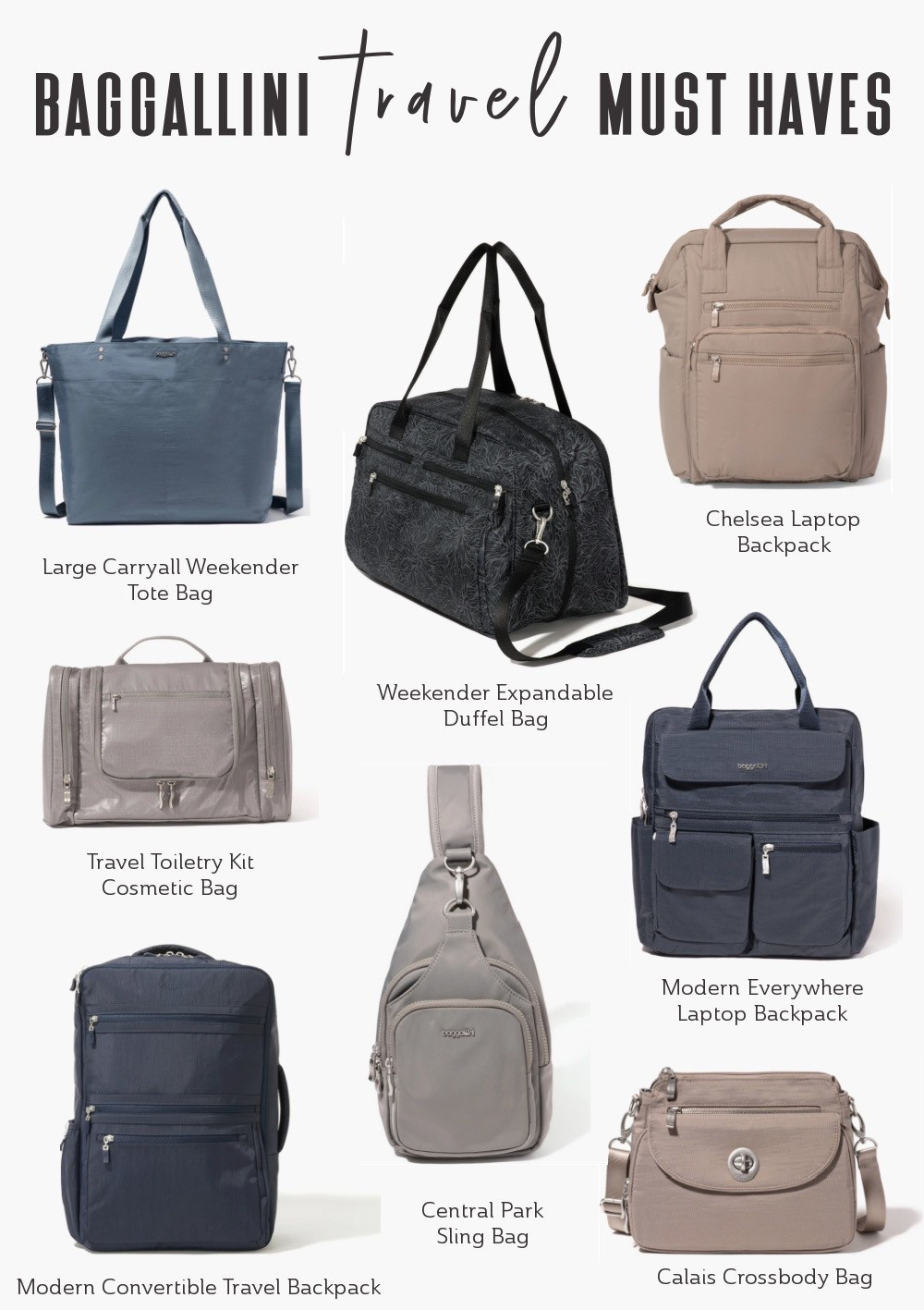 Known for their super durable, stylish, and timeless luggage, Baggalini has been a reader favorite for YEARS. And now, you can shop these must-have bags at Nordstrom!

#LTKItBag #LTKTravel