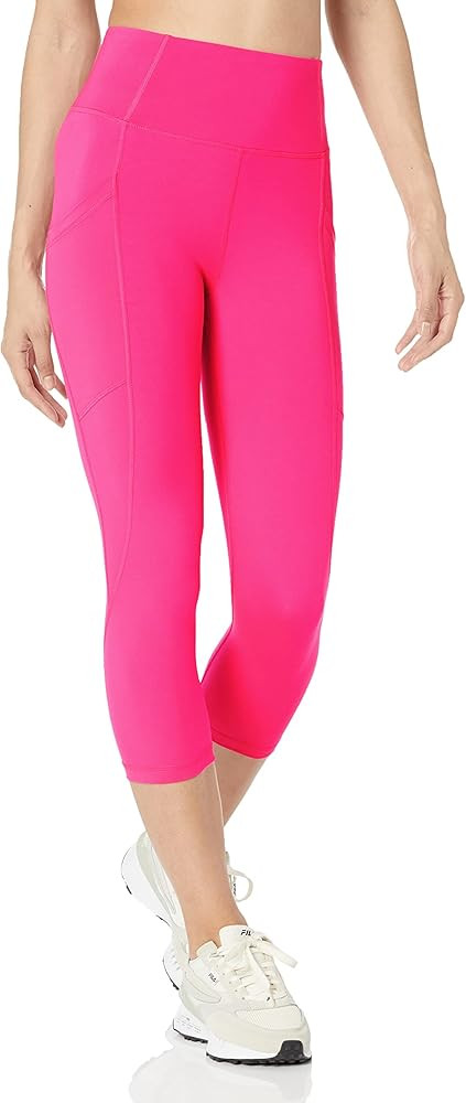 Amazon Essentials Women's Active Sculpt High Rise Capri Legging with Pockets (Available in Plus S... | Amazon (US)