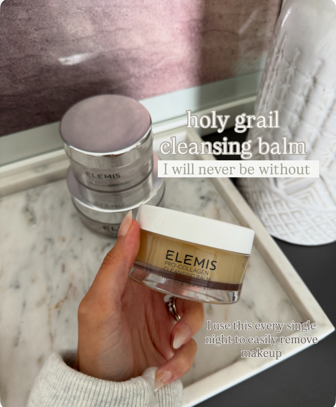 I will never be without the Elemis cleansing balm! My all time favorite makeup remover 

#LTKgrwm #LTKBeauty #LTKFindsUnder100