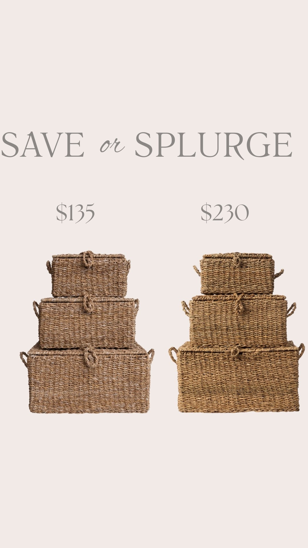 Save vs splurgee

#LTKHome