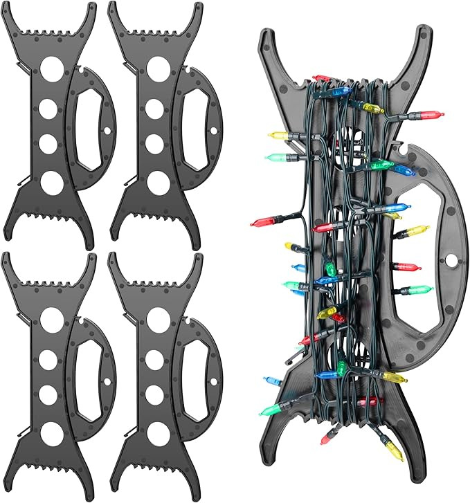 codree 4 PCS All Purpose Light Storage Holder-11.8Inch Christmas Light Cord Wind Up Storage Organ... | Amazon (US)