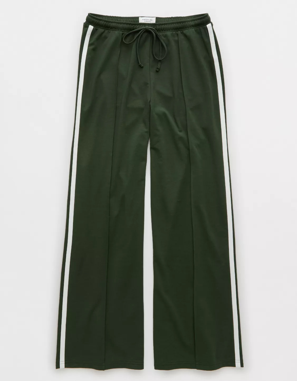 AE Stretch High-Waisted Wide-Leg Track Pant | American Eagle Outfitters (US & CA)