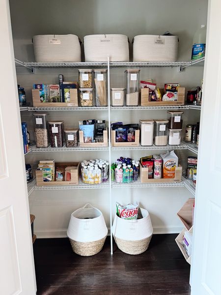 Pantry Organization #pantryorganization #organized #pantry #thesimplelife 

#LTKhome #LTKfamily #LTKFind