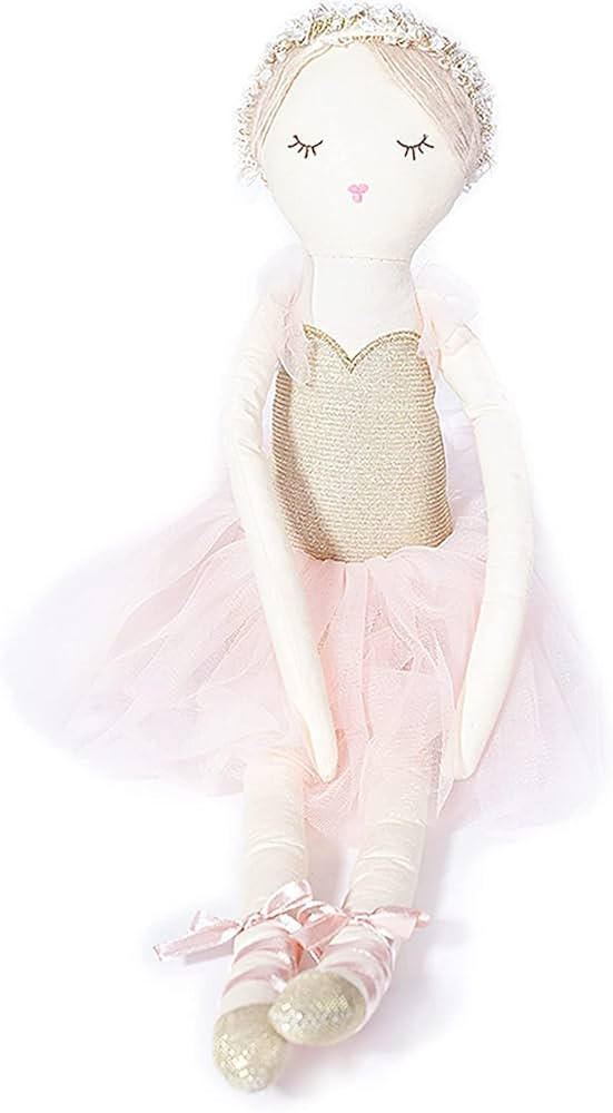MON AMI 20"" Ballerina Designer Plush Doll, Multicolor | Amazon (US)