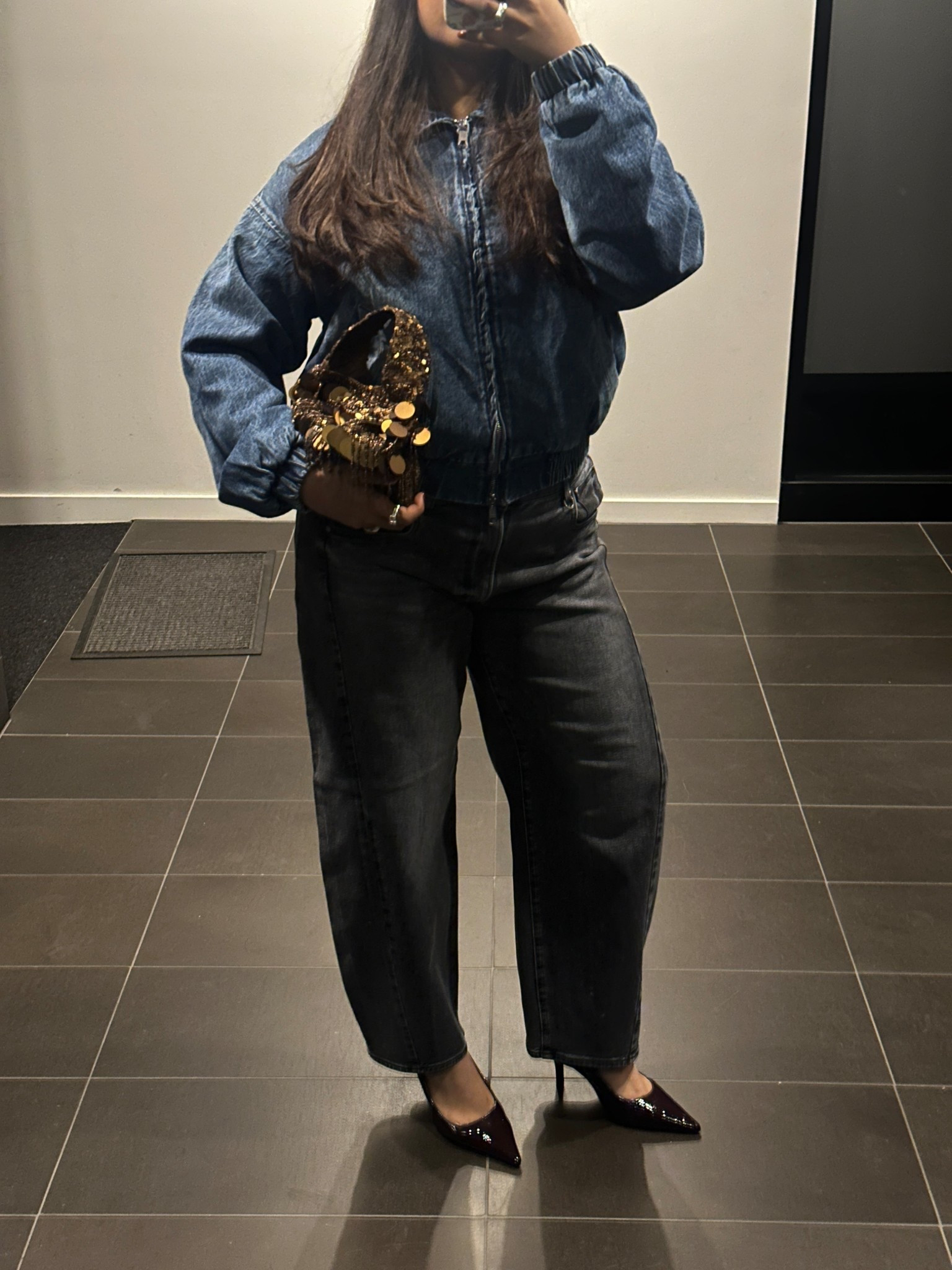The best Canadian tux is mixed denim 

Wearing size 10 in the jacket and size 13 in pants 

#LTKstyletip #LTKwinter