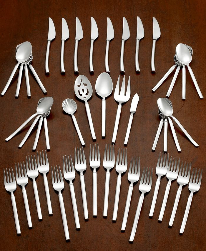 J.A. Henckels Zwilling TWIN® Brand Opus 18/10 Stainless Steel 45-Pc. Flatware Set, Service for 8... | Macys (US)