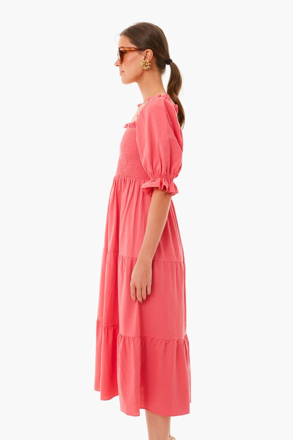 Sorbet Pink Hannah Dress | Tuckernuck (US)