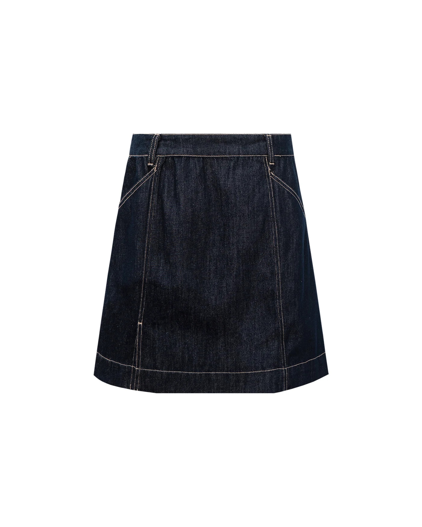 Cotton-Tencel Blend Retro Denim Vest | SELFWHO