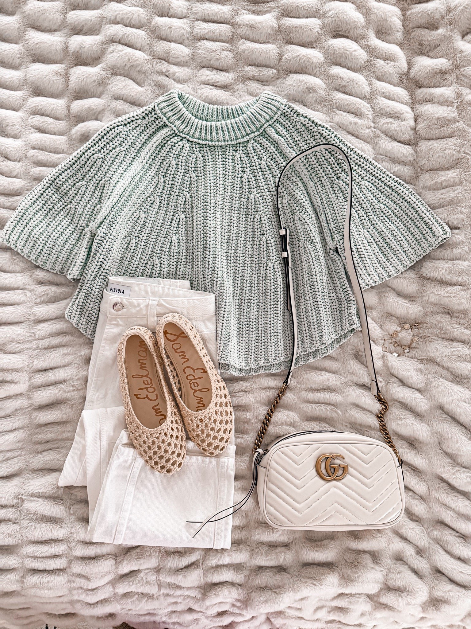 The dreamiest color combo for spring 🤩 size xs sweater and 24 jeans 

#LTKOver40 #LTKootd #LTKSeasonal