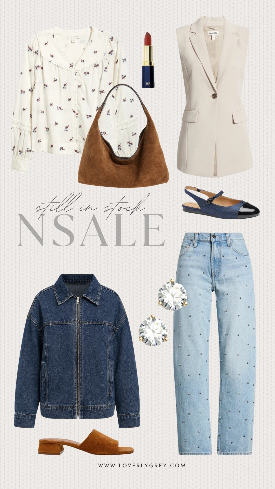 Shop the Nordstrom Anniversary Sale for trending denim, suede handbags, cap-toe flats, a sleeveless blazer, embellished jeans, and lightweight layers. These fashion-forward pieces are still in stock while the sale lasts.

#LTKootd #LTKgrwm #LTKSaleAlert