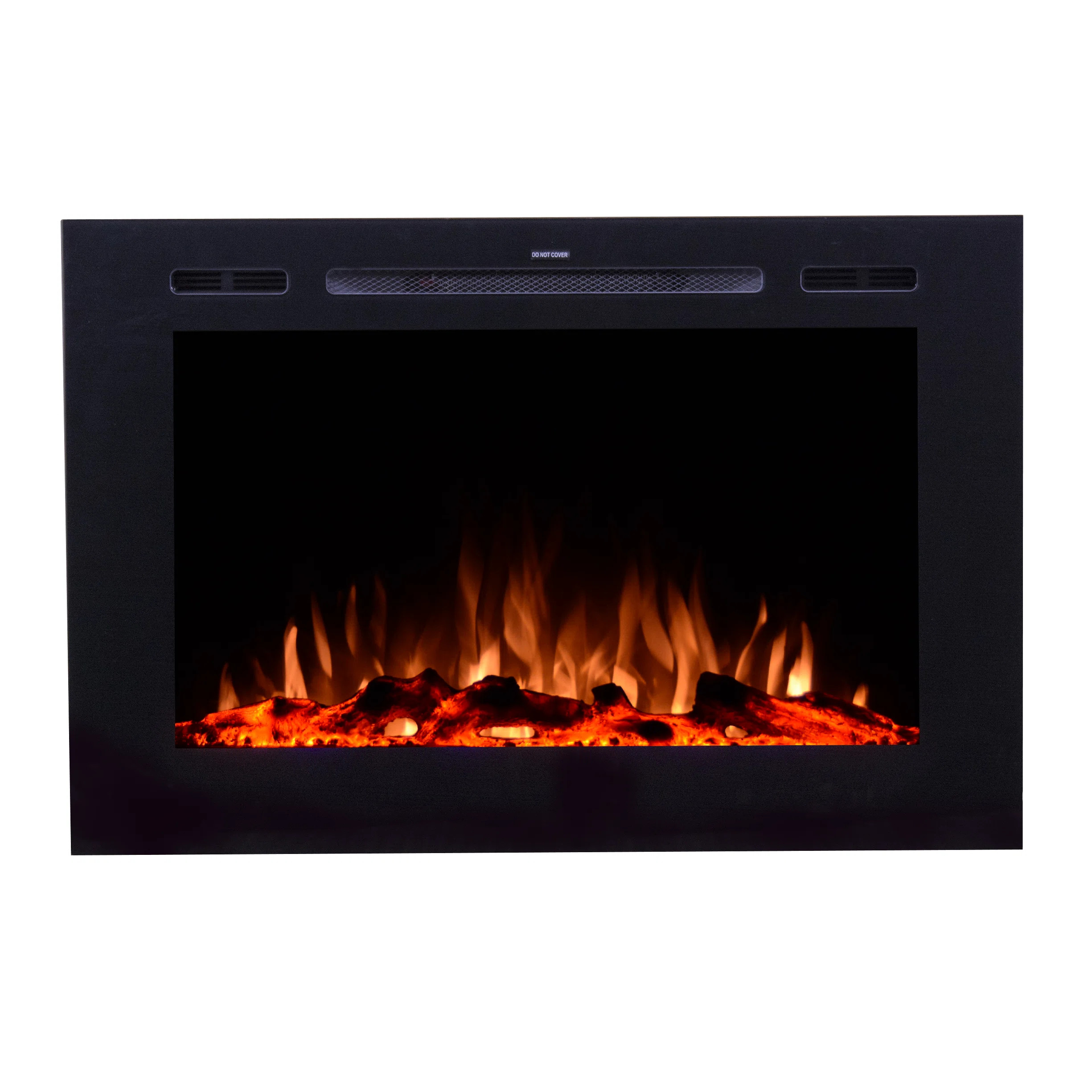 Forte Recessed or Wall Mounted Electric Fireplace | Wayfair North America