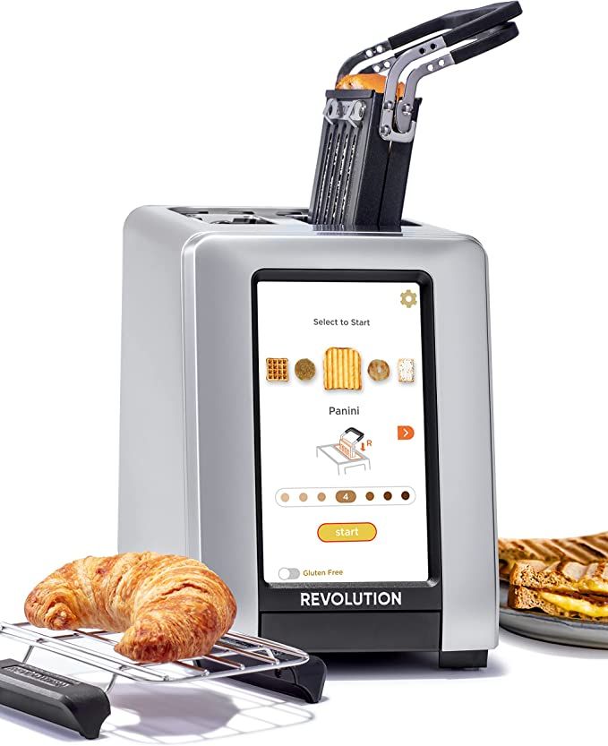 Revolution InstaGLO® R270 Toaster + Toastie Press + Warming Rack (BUNDLE) – Perfect Toast, Gri... | Amazon (US)