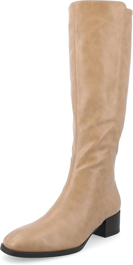 Journee Collection Women's Devri Wide Calf Knee-High Boots | Amazon (US)
