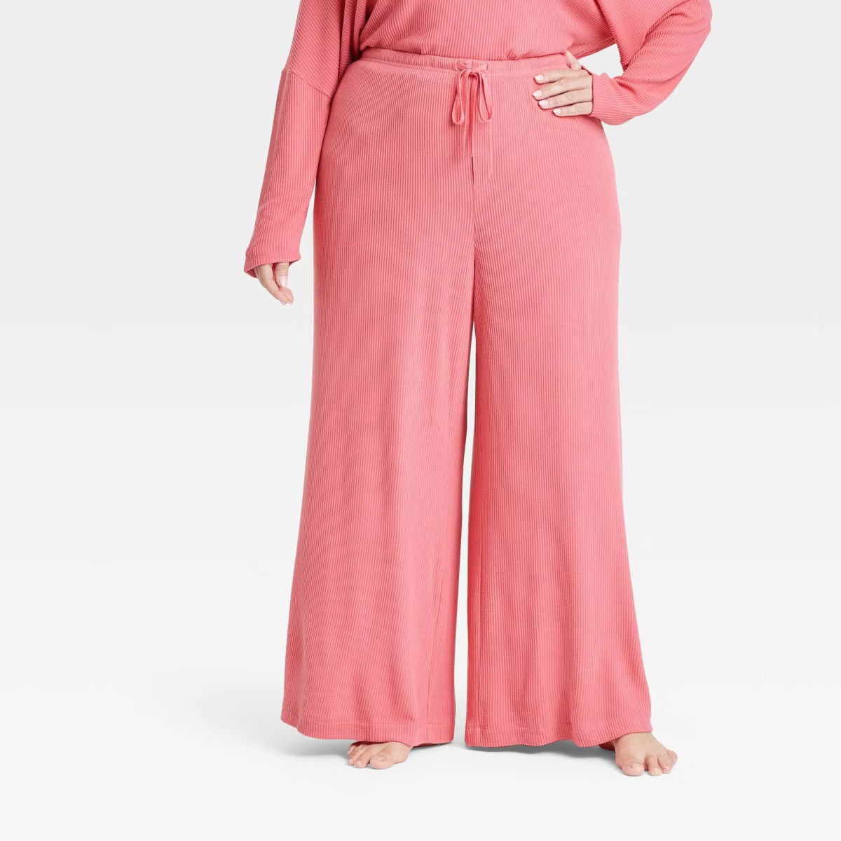 Women's Cozy Ribbed Wide Leg Pants - Auden™ | Target