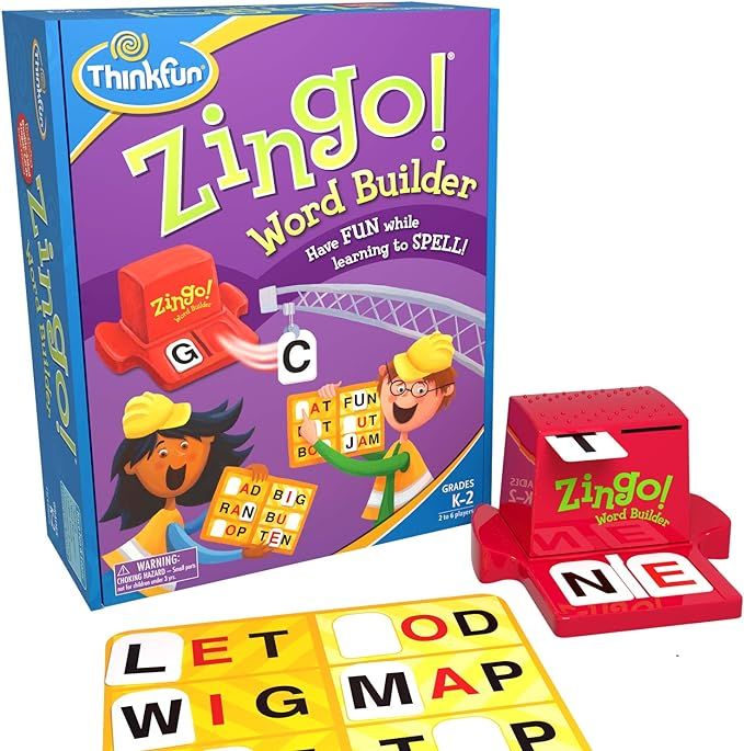 ThinkFun Zingo Word Builder Early Reading Game - Award Winning Game for Pre-Readers and Early Rea... | Amazon (US)