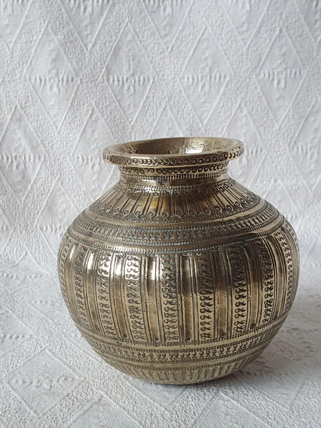 Cast Brass Traditional Water Vessel From India, Very Small - Etsy | Etsy (US)