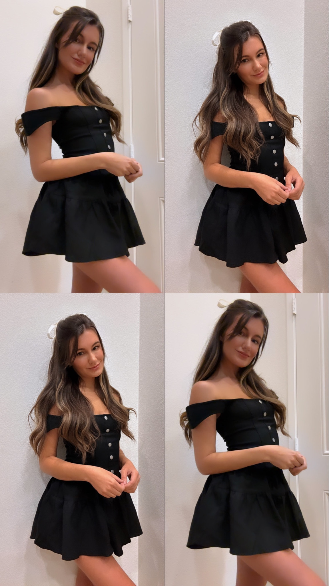 dress, mini dress, black dress, denim dress, bows  

#LTKstyletip #LTKMostLoved #LTKfindsunder100