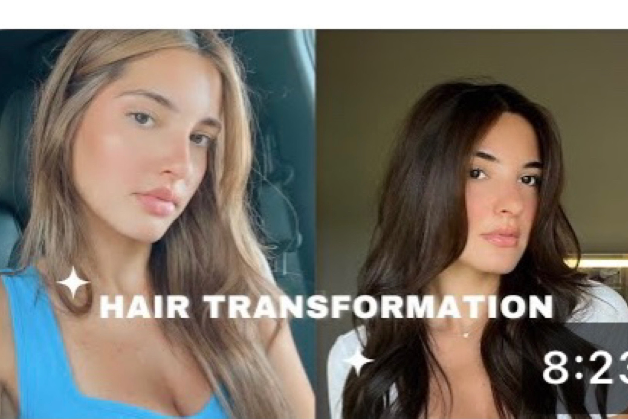 Hair transformation blonde to brunette 

#LTKCyberWeek #LTKHoliday