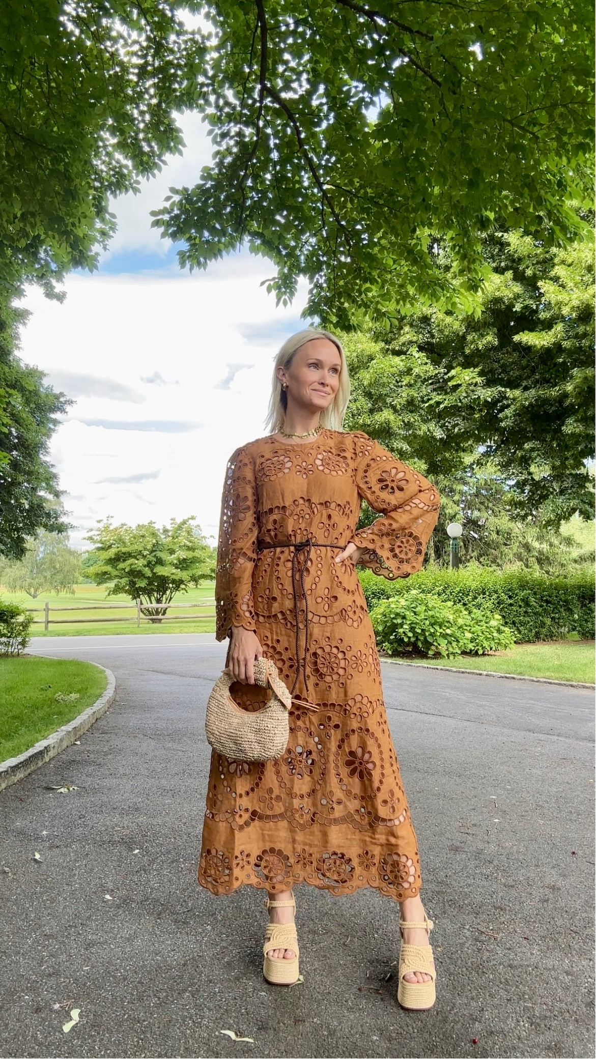 chinese dress ladies 1970s Blue Sweater Maxi Dress by Saks Fifth Avenue. Wool and Mohair Knit.  Sustainable Clothing