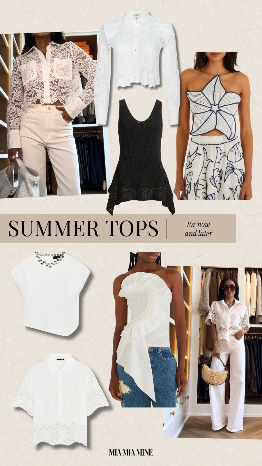 Summer tops for date nights, vacations and beyond. Linking the best lace tops, statements tees and tanks.

#LTKOver40 #LTKmomlife #LTKSeasonal