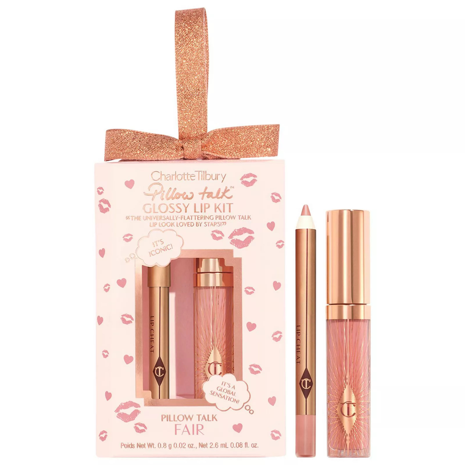Charlotte Tilbury Mini Pillow Talk Glossy Lip Duos, Size: 1.28 Oz, Fair | Kohl's