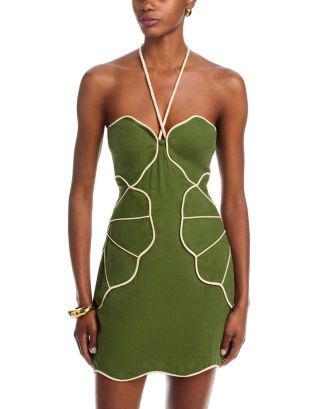 Asymmetric Neck Mini Dress | Bloomingdale's (US)