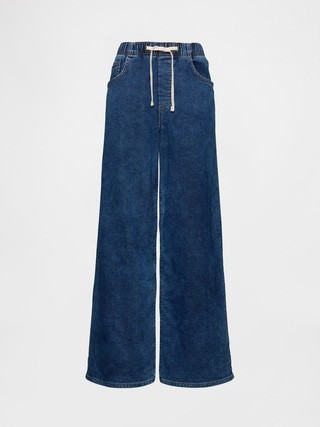Mid Rise Knit Easy Baggy Jeans | Gap (US)