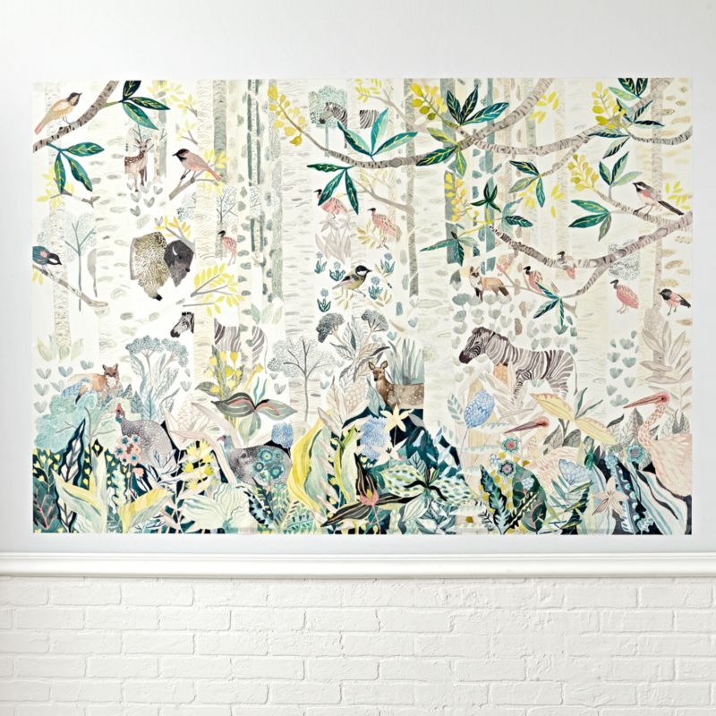Birch Forest Wall Decal + Reviews | Crate & Kids | Crate & Barrel