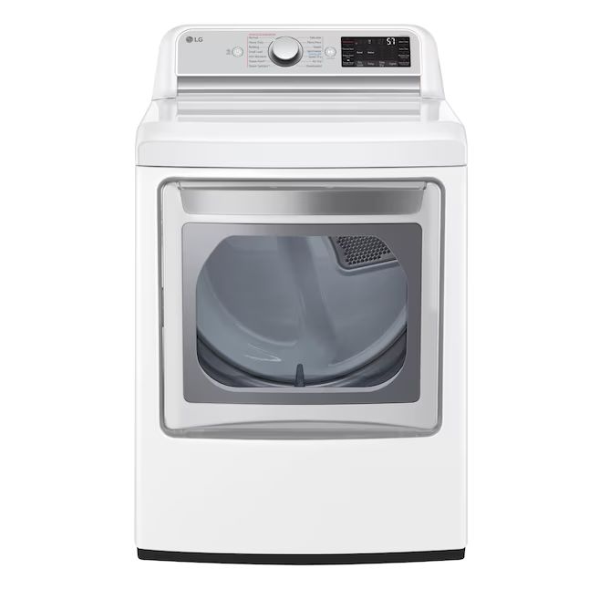 LG TurboSteam 7.3-cu ft Steam Cycle Smart Electric Dryer (White) ENERGY STAR | Lowe's
