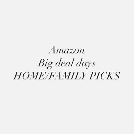 Amazon big deal days
Home finds
Family finds


#LTKkids #LTKfamily #LTKhome