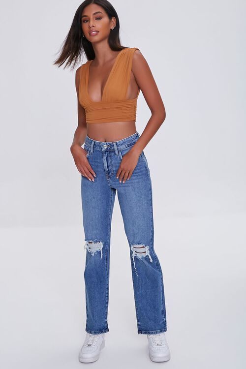 Premium Distressed 90s Fit Jeans | Forever 21 (US)