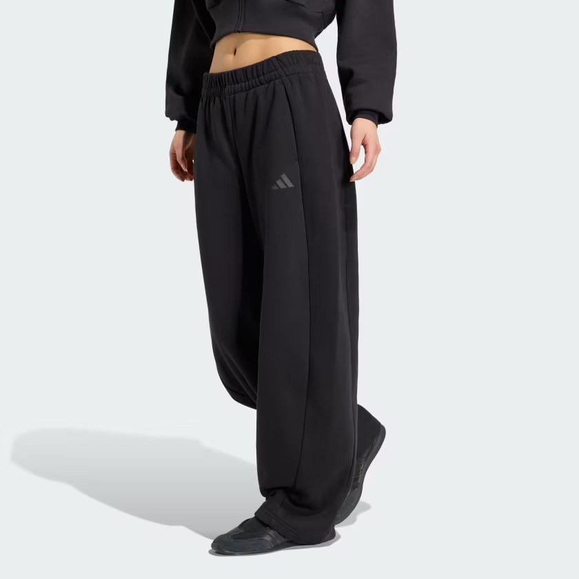 Essentials Contemporary Fleece Barrel Joggers | adidas (UK)