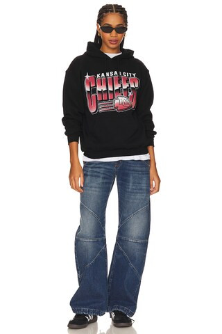 Junk Food Chiefs Hoodie in Black from Revolve.com | Revolve Clothing (Global)