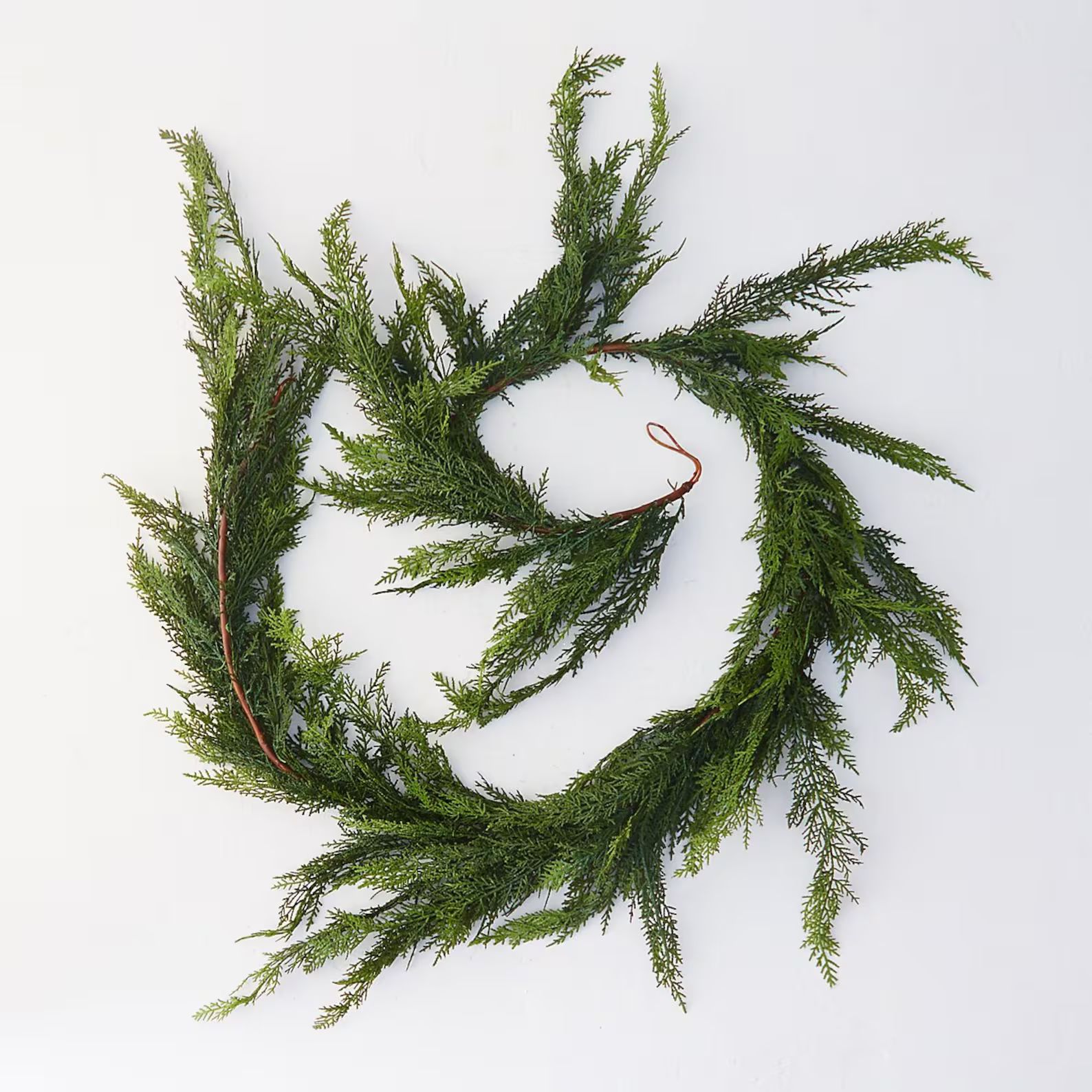6' Faux Realistic Cedar Garland Christmas Greenery - Etsy | Etsy (US)