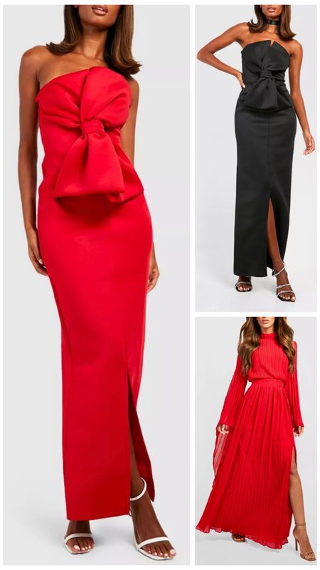 Formal statement dresses #reddress #blackdress #pinkdress #prom #weddingguestdresses 

#LTKparties #LTKwedding #LTKGiftGuide