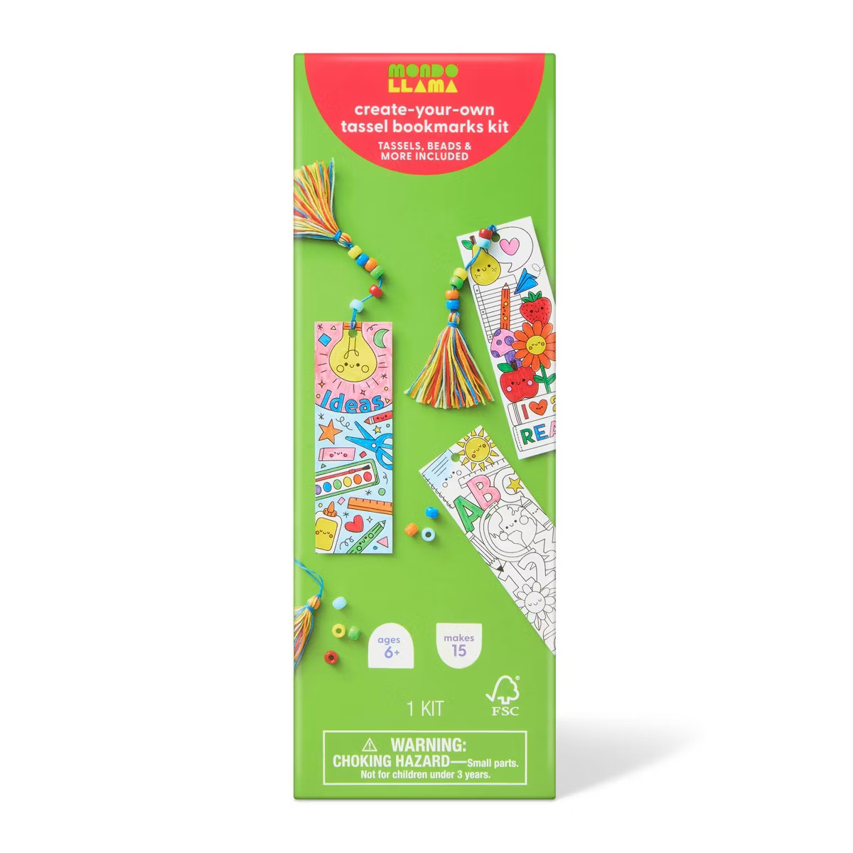 15ct Classroom Craft Bookmark Coloring Kit, Teacher Supplies - Mondo Llama™ | Target