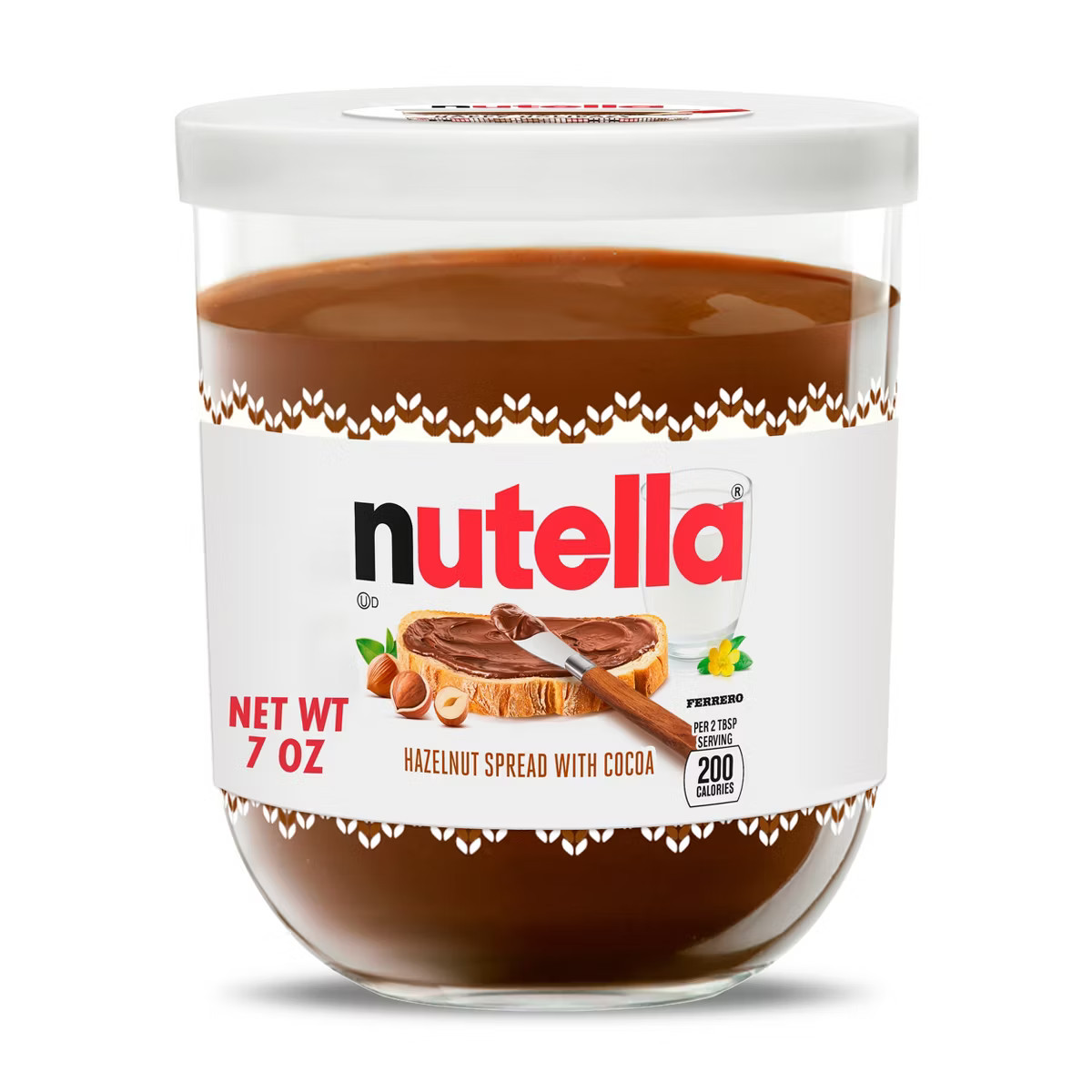 Nutella Christmas Glass Jar (package may vary) - 7.09oz | Target