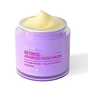 ZealSea 3.5% Retinol Face Moisturizer, Retinol Cream for Face with Hyaluronic Acid and Vitamin E,... | Amazon (US)