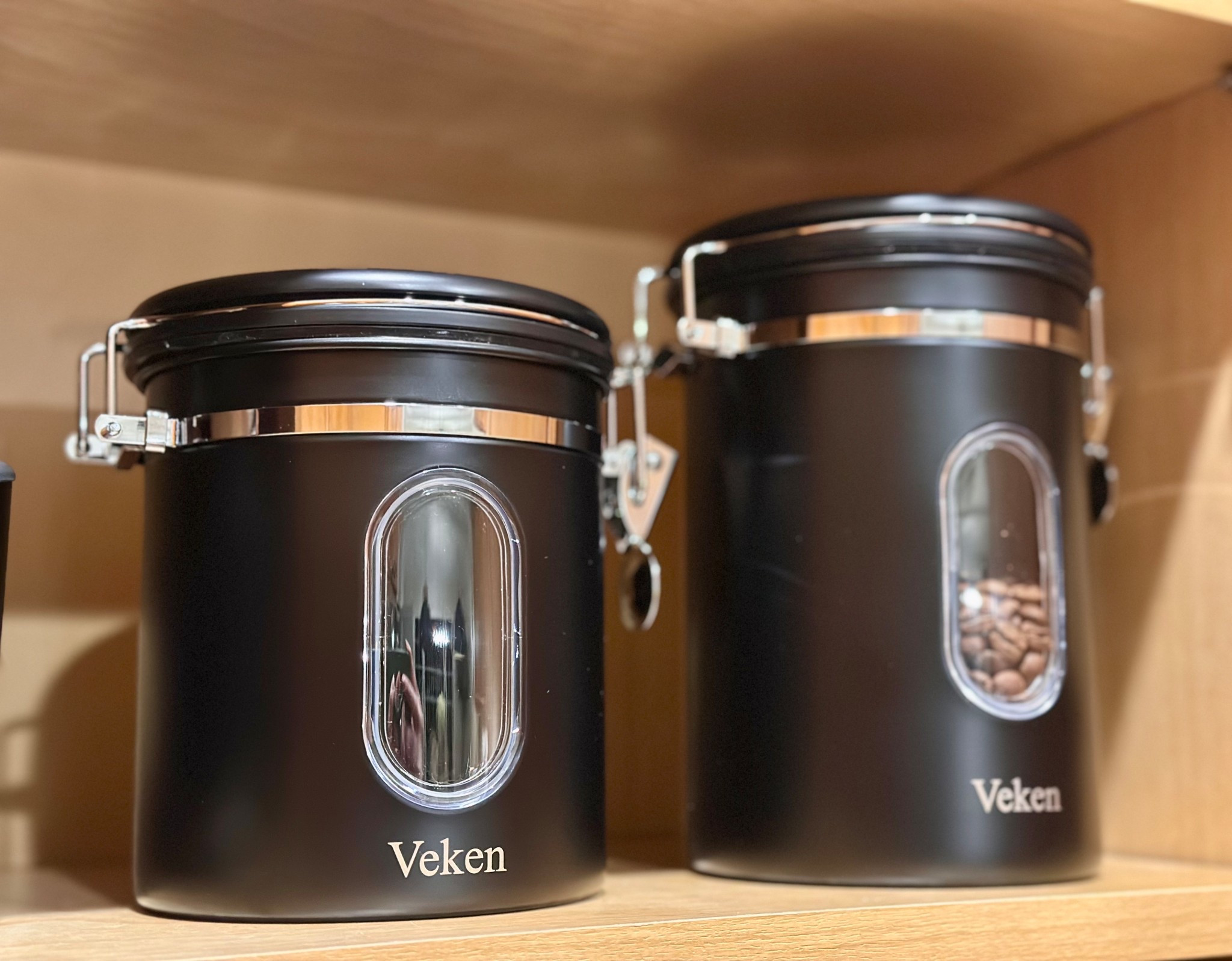 Coffee air tight canisters for espresso beans ! Amazon find



#LTKHome