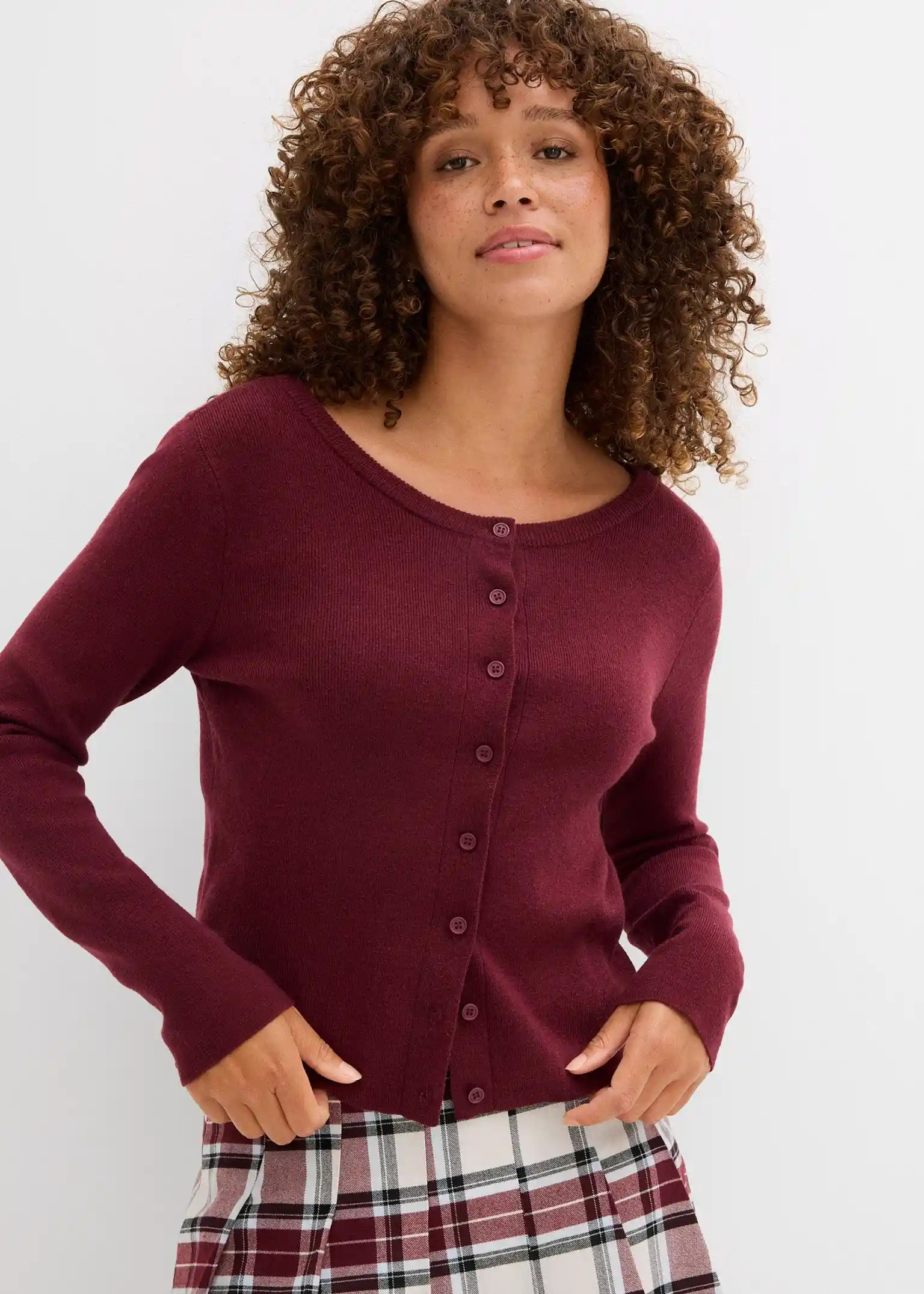 Gilet court en fine maille | Bonprix FR