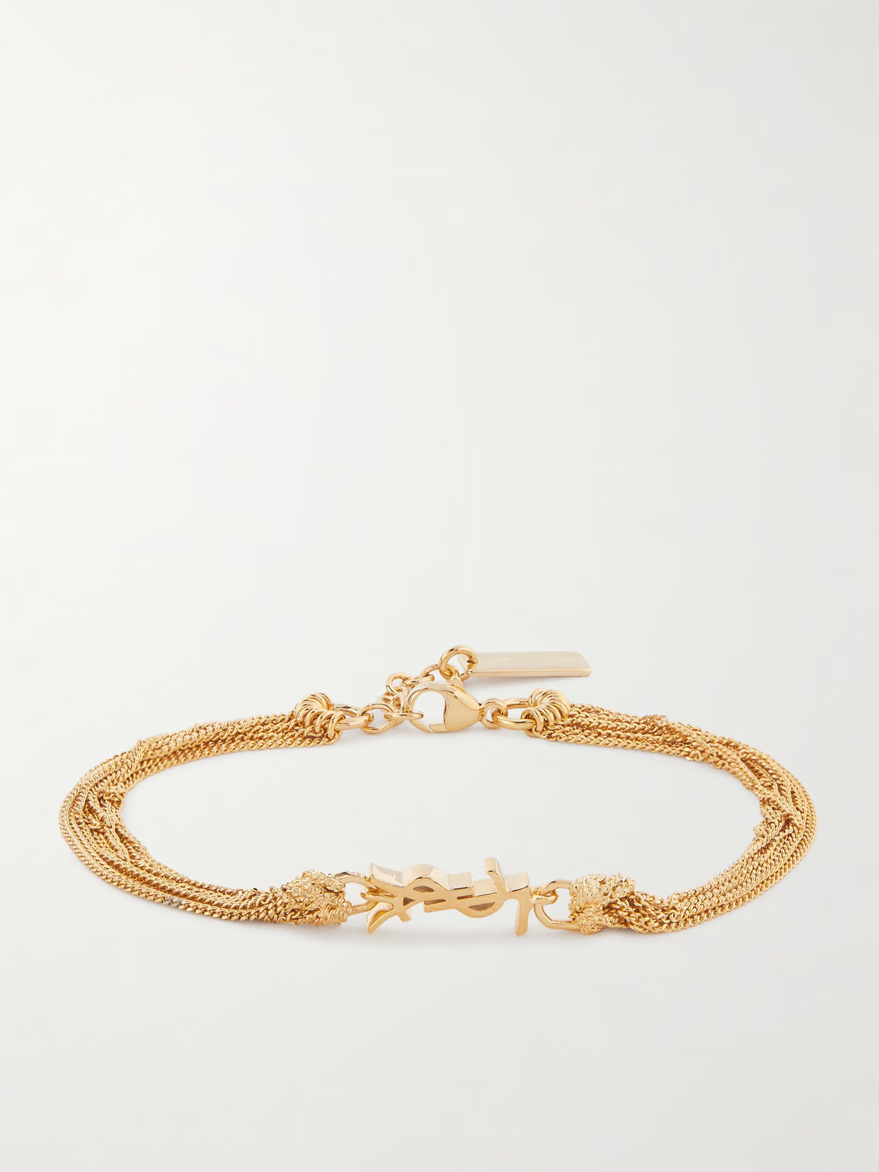 SAINT LAURENT - Gold-tone Bracelet - M | NET-A-PORTER (US)