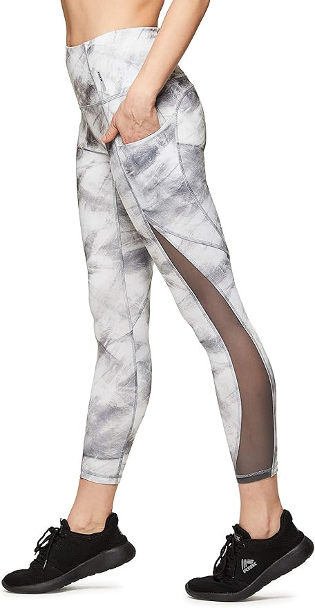 RBX Active Women’s Ankle Full Length Printed Athletic Running Workout Yoga Leggings | Amazon (US)