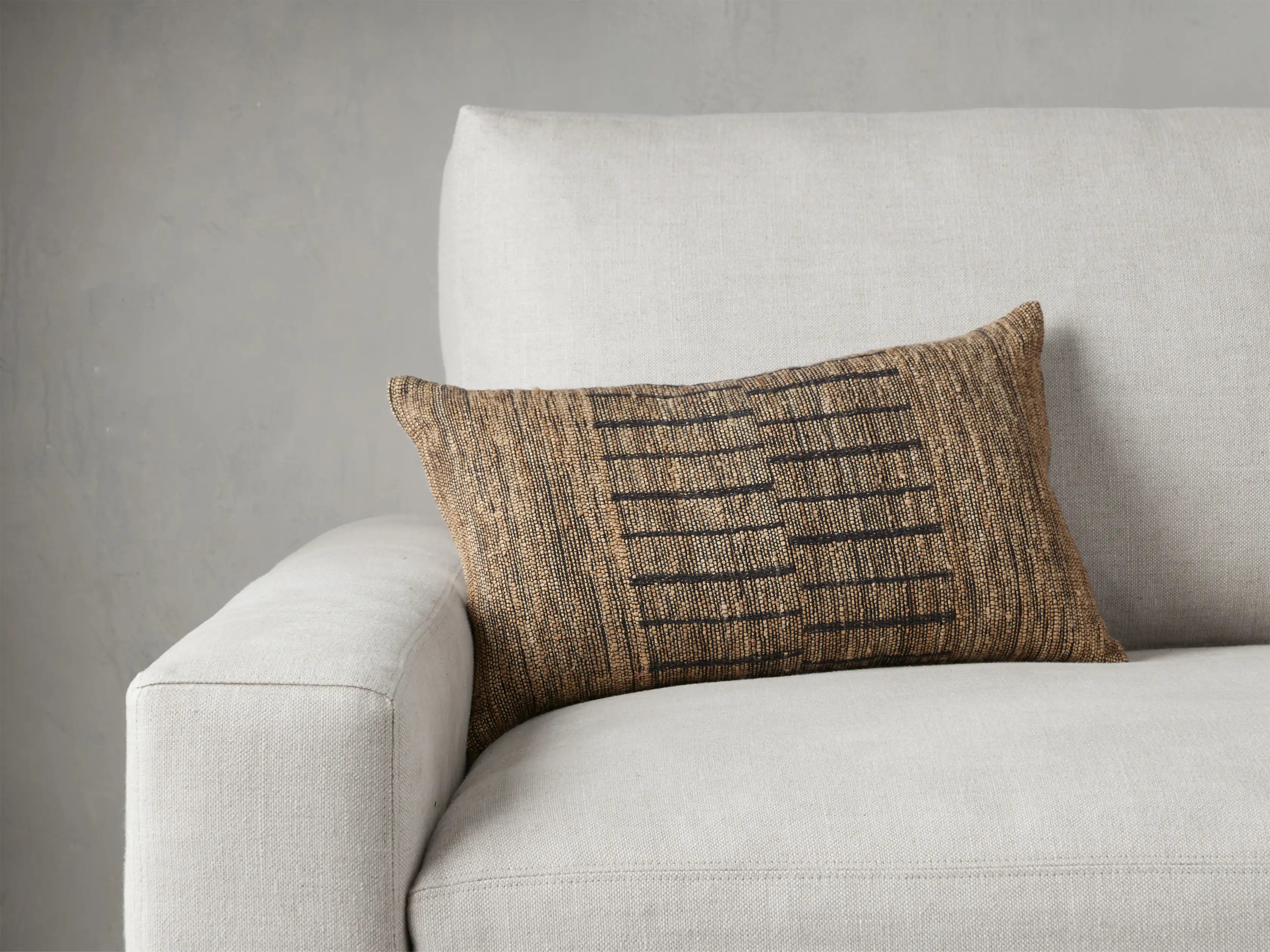 Neve Lumbar Pillow Cover | Arhaus