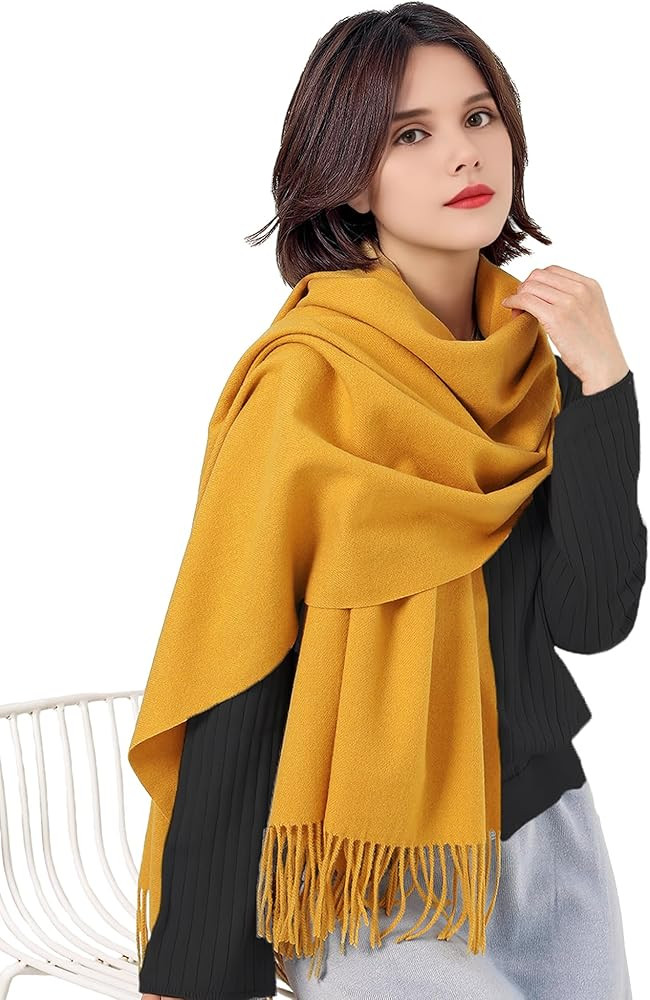 Women's Winter Scarf Fashion Pashmina Shawls and Wraps Soft Warm Long Large Scarf | Amazon (US)
