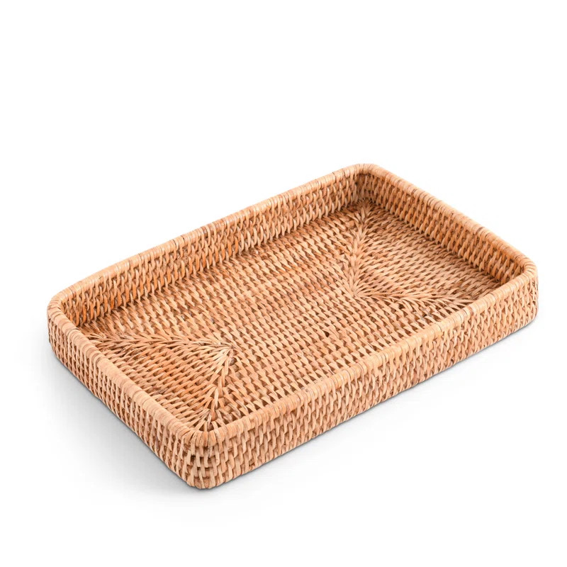 Wicker Rattan Small Tray | Wayfair North America