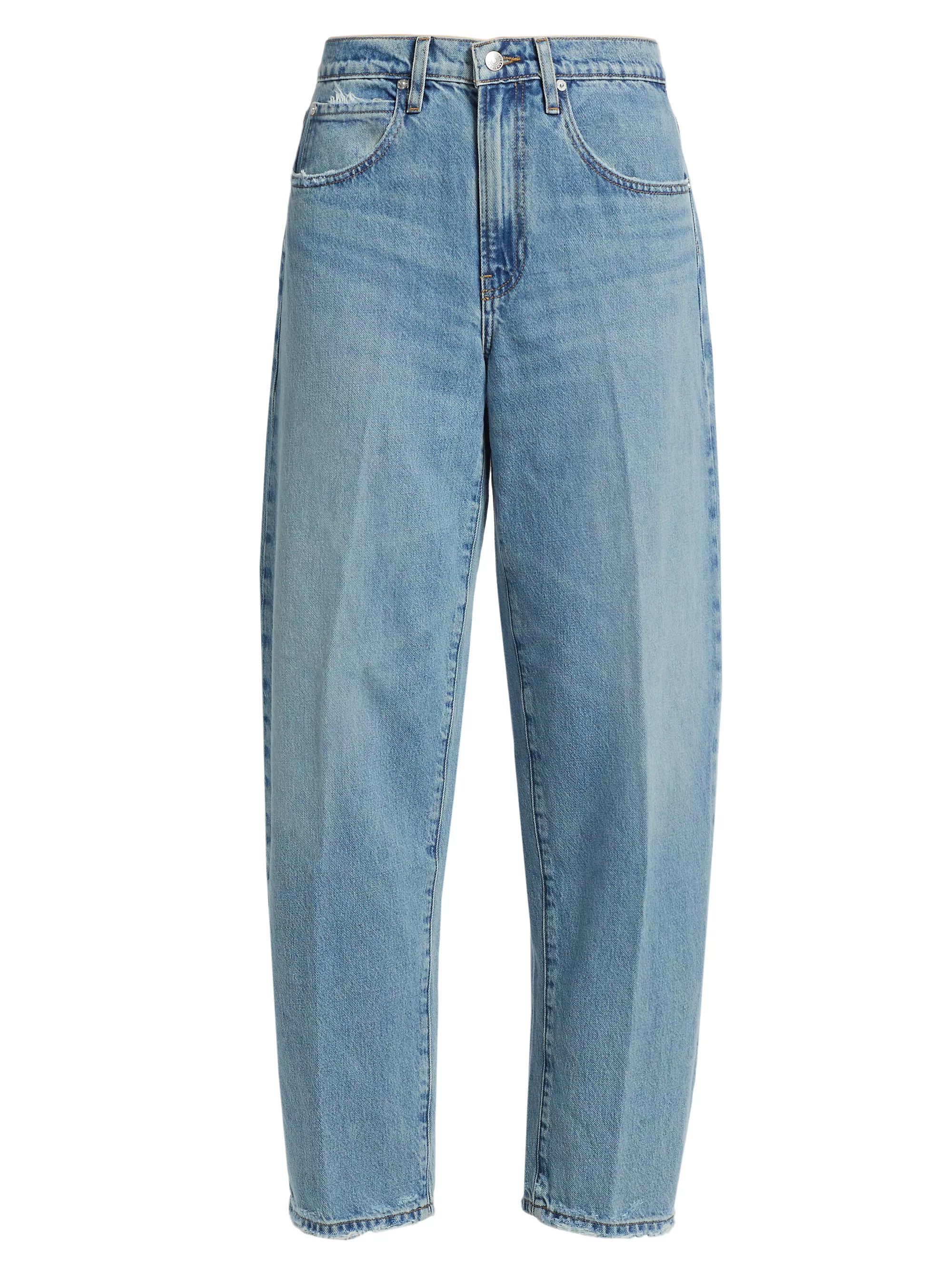 Low Slung Barrel Jeans | Saks Fifth Avenue