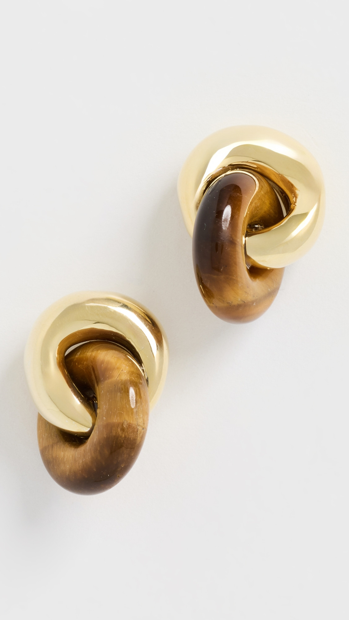 SHASHI Supernova Studs Gold/Tortoise One Size | Shopbop
